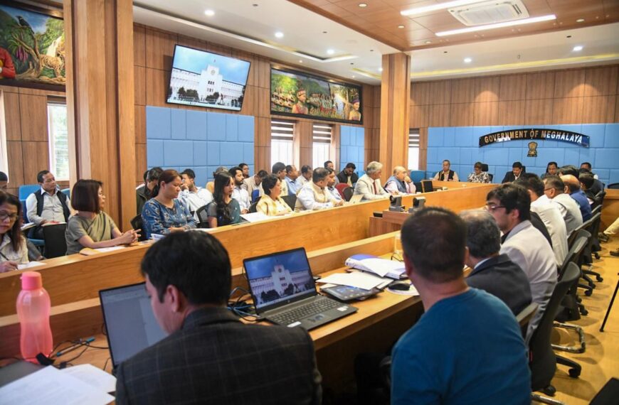 Chief Minister Conrad K Sangma chairs meeting of the Climate Change Council