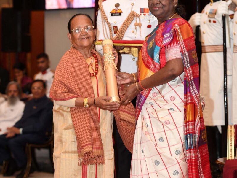 President of India confers Padma Shri to Silbi Passah