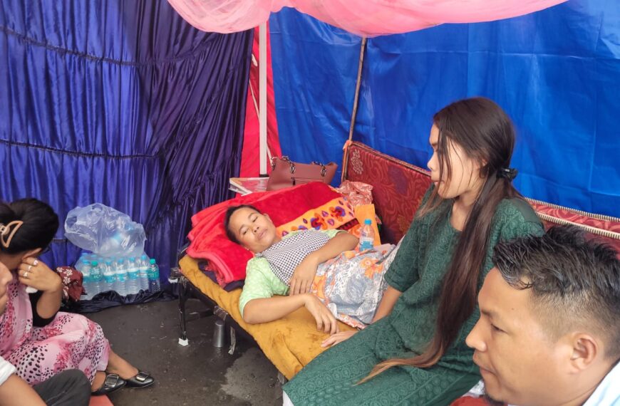 Tynsong appeals to Bindas Syiem to call off hunger strike protest; Govt to take up with Centre for immediate sanctioning of funds for reconstruction of Nongpoh to Umden road