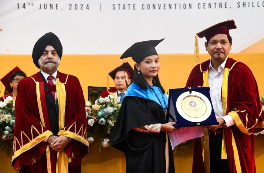 Chief Minister attends 5th Convocation of ICFAI University Meghalaya