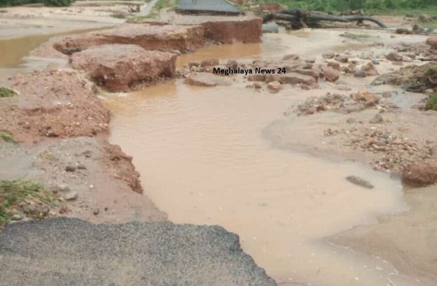 Incessant rainfall triggers landslide, flash flood in South Garo Hills