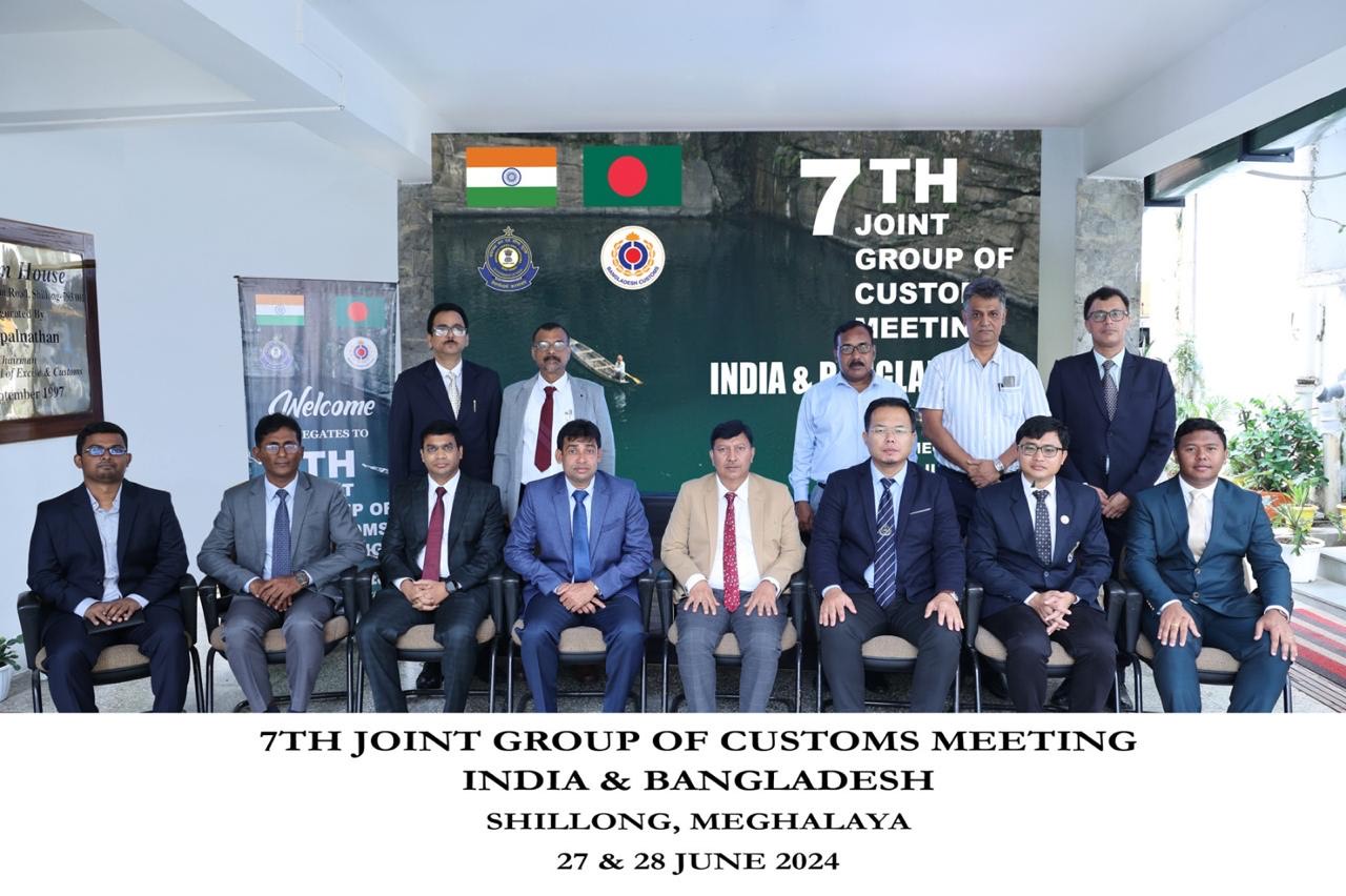 7th Commissioner Level India-Bangladesh Joint Group of Customs Meeting Held in Shillong