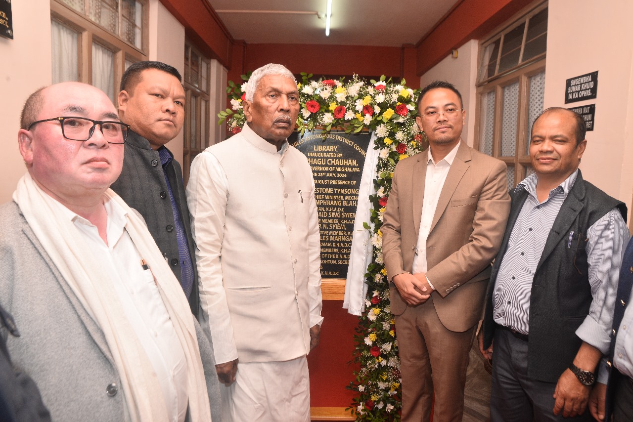 Governor inaugurates up-graded library of KHADC