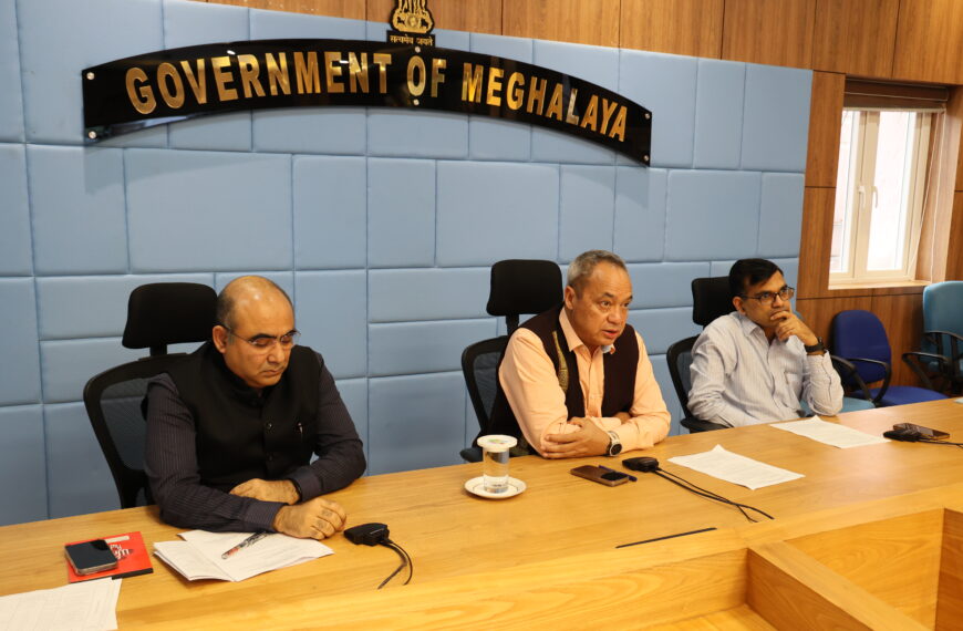 Chief Secretary holds reviews meeting to address the recent rainfall induce disaster