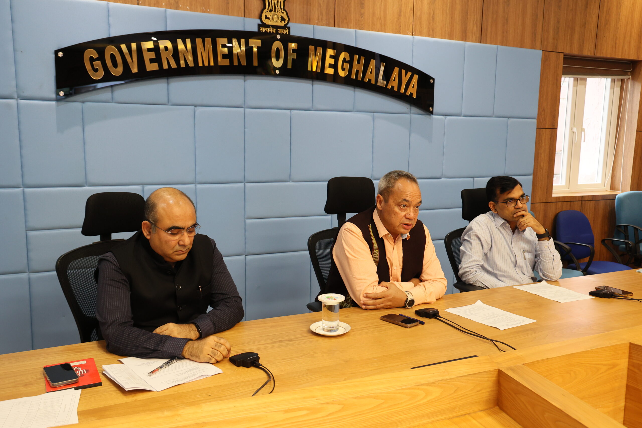 Chief Secretary holds reviews meeting to address the recent rainfall induce disaster