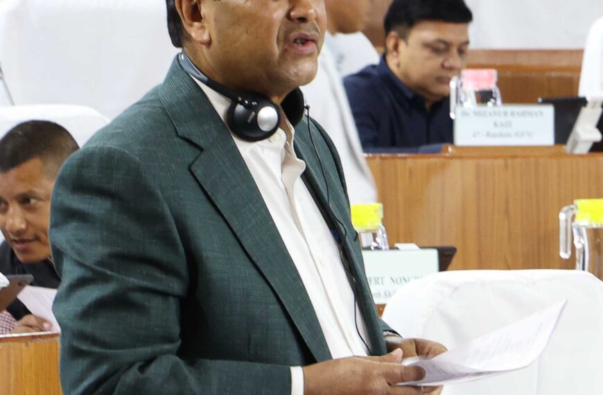 Ronnie V Lyngdoh Resigns as Leader of Opposition in Meghalaya Assembly