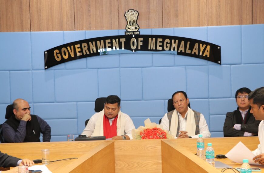 Union Minister of State for Jal Shakti reviews implementation of central schemes in Meghalaya