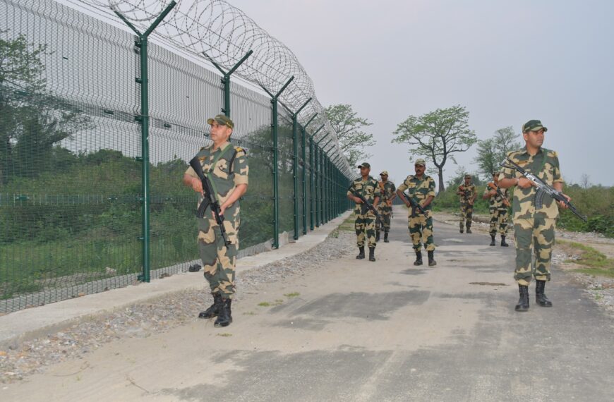 BSF heightens security measures along International border with Bangladesh