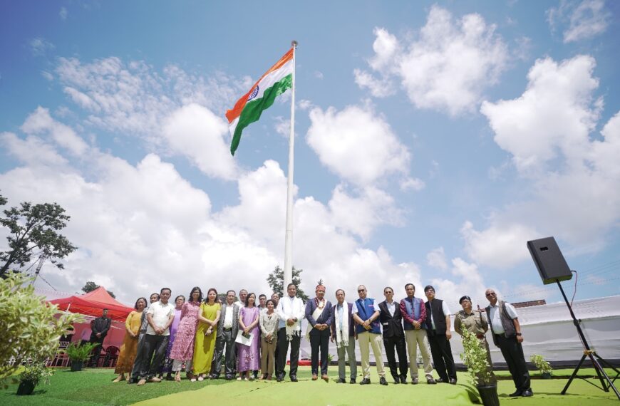 Meghalaya CM Unveils Master Plan for Barik Complex Redevelopment, Hoists High Mast National Flag in Shillong