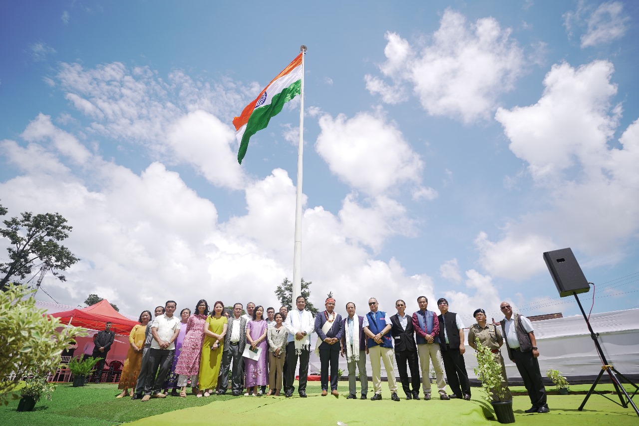 Meghalaya CM Unveils Master Plan for Barik Complex Redevelopment, Hoists High Mast National Flag in Shillong