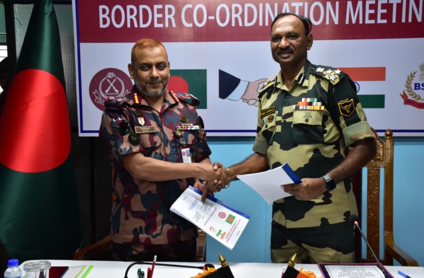 BSF, BGB Hold Sector Commander-Level Border Coordination Meeting