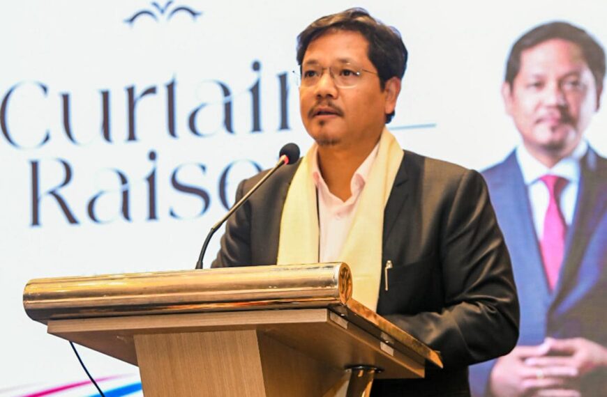 Chief Minister Sangma Denounces Claims of Drug and Coal Funding as “Anti-National”