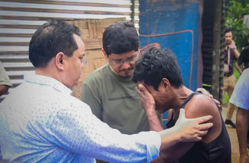 Meghalaya Chief Minister Conrad K Sangma Visits Flood-Affected Families in West and South Garo Hills