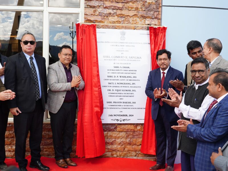 Meghalaya CM Conrad K. Sangma Inaugurates Shillong Integrated Command & Control Centre