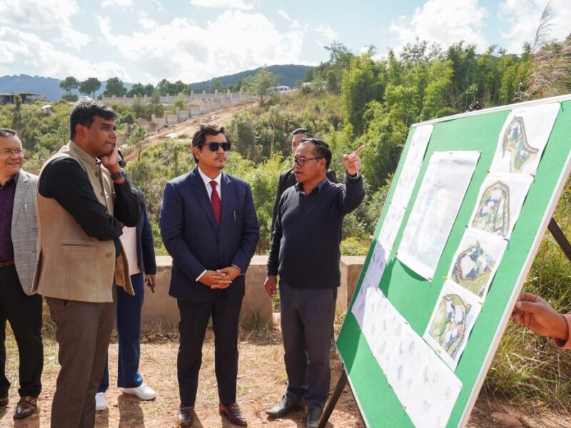 Meghalaya CM Inspects Key Urban Development Projects in New Shillong Township