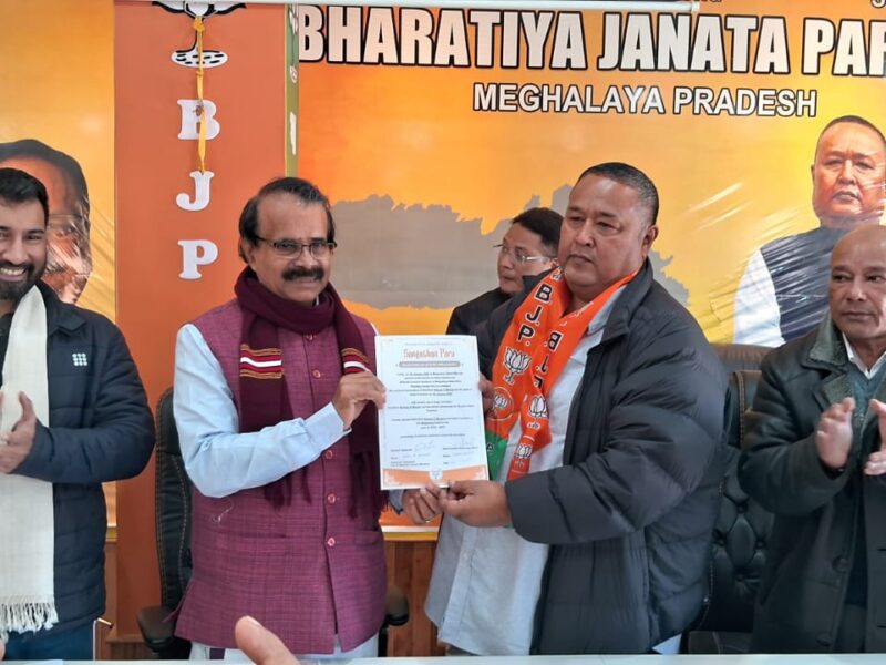 Rikman G Momin Re-Elected as Meghalaya BJP State President