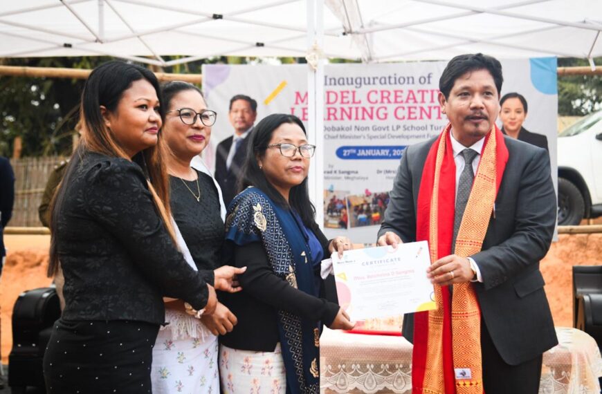 Meghalaya Introduces Game-Based Learning for Children with Model Creative Learning Centre