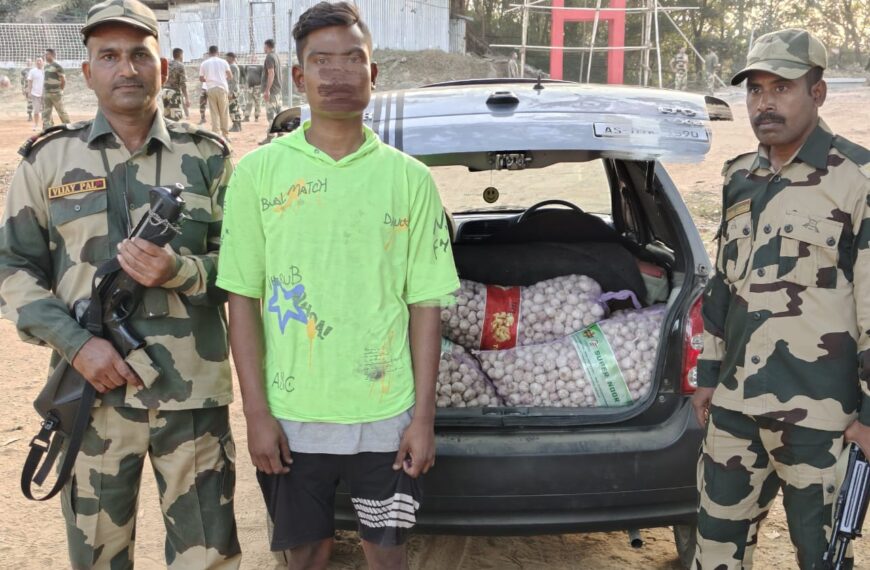 BSF Meghalaya Foils Smuggling Attempt, Seizes ₹28 Lakh Worth Contraband, Apprehends One