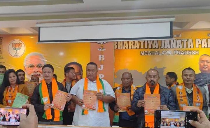 BJP Meghalaya Releases Manifesto for Two ADC Elections