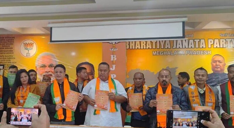 BJP Meghalaya Releases Manifesto for Two ADC Elections