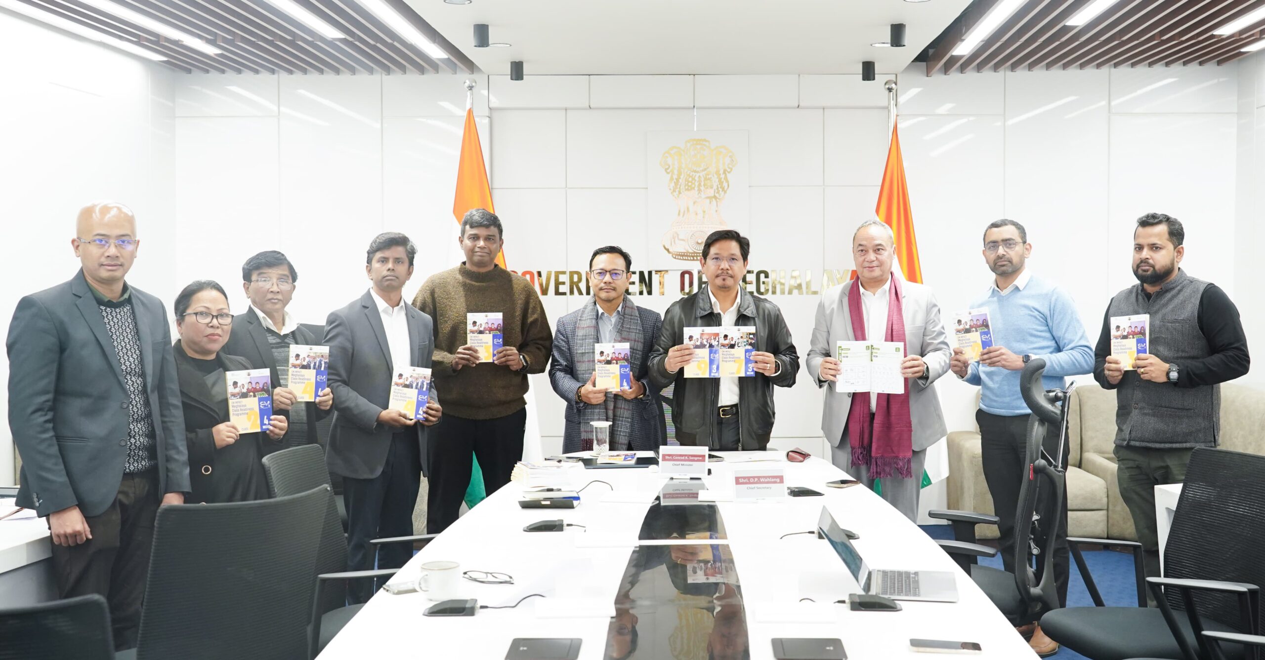 Chief Minister releases Meghalaya Class Readiness Program e-Books